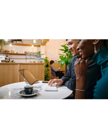 Logitech Keys-To-Go 2 Qwerty Amerykański Międzynarodowy Bluetooth Biały