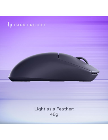 Dark Project Dpp_Nexus_Black Myszka Gaming Oburęczny Rf Wireless + Bluetooth + Usb Type-C Optyczny 26000 Dpi