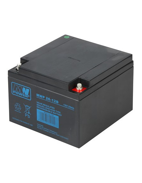 Akumulator 12V/26Ah Mwp