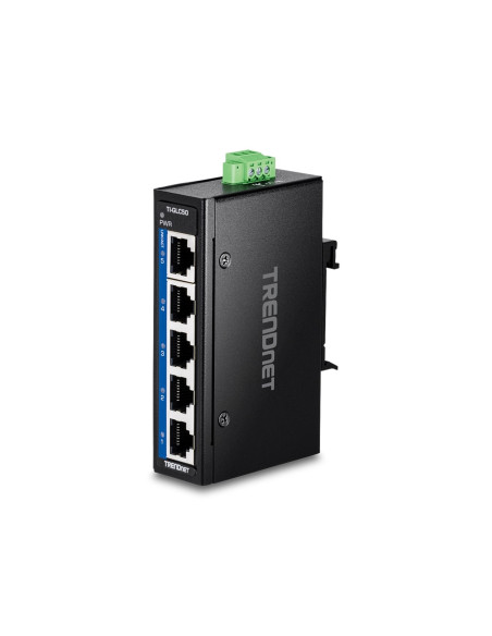 Trendnet Ti-Glc50 Przełącznik Sieciowy Nie Zarządzany Gigabit Ethernet (10/100/1000) Czarny