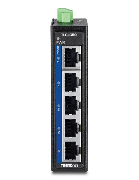 Trendnet Ti-Glc50 Przełącznik Sieciowy Nie Zarządzany Gigabit Ethernet (10/100/1000) Czarny