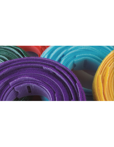 Velcro One-Wrap Opaska Kablowa Zwalniana Opaska Kablowa Polipropylen (Pp), Rzep Czarny 100 Szt.