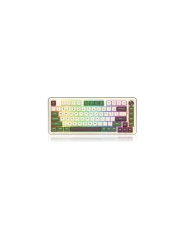 Redragon K681Cgc-Rgb-Pro Cyrus Klawiatura Usb + Rf Wireless + Bluetooth Biały, Zielony