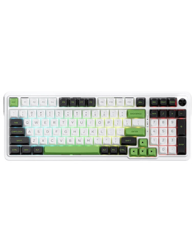 Redragon K686Wbg-Rgb-Max Eisa Max Klawiatura Usb + Rf Wireless + Bluetooth Biały, Czarny