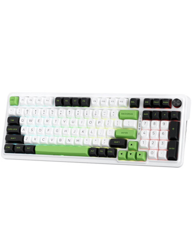 Redragon K686Wbg-Rgb-Max Eisa Max Klawiatura Usb + Rf Wireless + Bluetooth Biały, Czarny