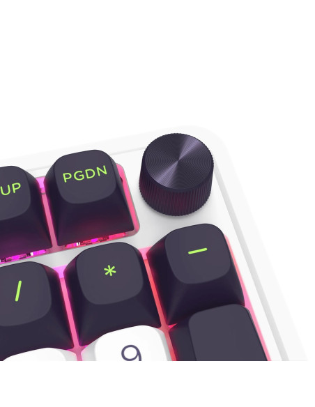 Redragon K686Wbg-Rgb-Max Eisa Max Klawiatura Usb + Rf Wireless + Bluetooth Biały, Czarny