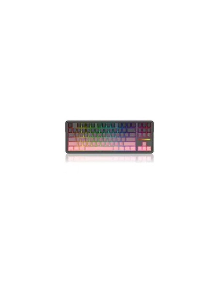 Redragon K728Sp-Rgb-Pro Antonium Pro Klawiatura Usb + Rf Wireless + Bluetooth Czarny, Różowy