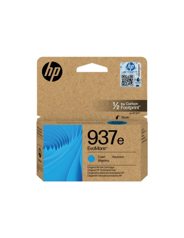 Hp Oryginalny Błękitny Tusz 937E Evomore