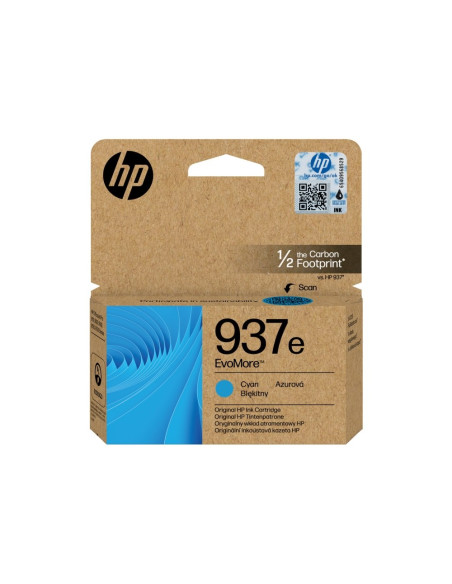 Hp Oryginalny Błękitny Tusz 937E Evomore