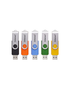 Intenso Usb Flash Drive Office Line 3543595 3.2 5St. Multipack - 64 Gb Pamięć Usb Usb Typu-A 3.2 Gen 1 (3.1 Gen 1) Wielobarwny