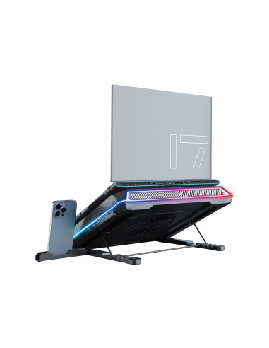 Conceptronic Thyia03B Podkładka Chłodząca Do Laptop 48,3 Cm (19") 2400 Rpm Czarny