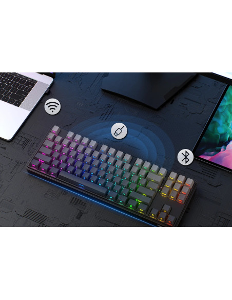 Redragon K707Sp-Rgb-Pro Starblade Klawiatura Usb + Rf Wireless + Bluetooth Czarny