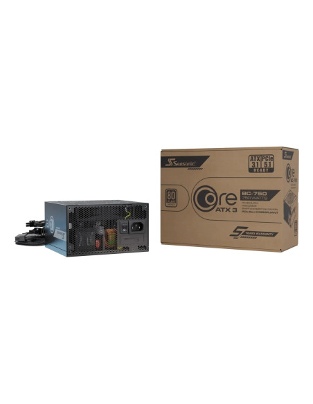 Seasonic Core Bc-750 Atx 3.1 Moduł Zasilaczy 750 W 20+4 Pin Atx Czarny