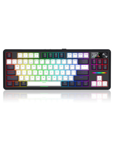 Redragon K746Wb-Rgb-Pro Klawiatura Usb + Rf Wireless + Bluetooth Czarny
