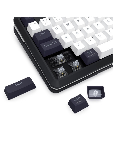 Redragon K746Wb-Rgb-Pro Klawiatura Usb + Rf Wireless + Bluetooth Czarny