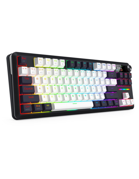 Redragon K746Wb-Rgb-Pro Klawiatura Usb + Rf Wireless + Bluetooth Czarny