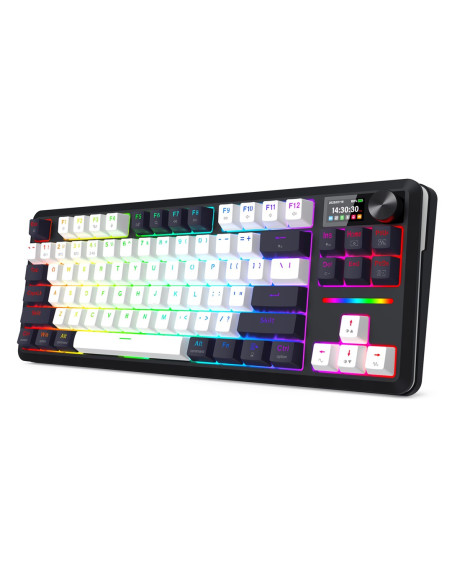 Redragon K746Wb-Rgb-Pro Klawiatura Usb + Rf Wireless + Bluetooth Czarny