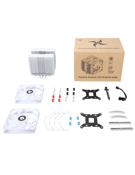 Thermalright Peerless Assassin 120 Se Argb Procesor Chłodnica Powietrza 12 Cm Biały 1 Szt.