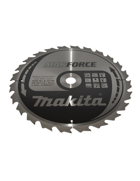 Makita Piła Tarczowa 355X30X24Z Makforce Drewno