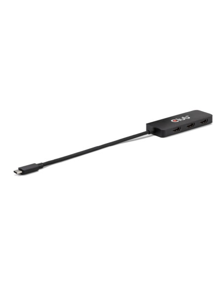 Club3D Mst-Hub Usb 3.2 Typ C   3X Hdmi 4K60Hz St/Bu Retail