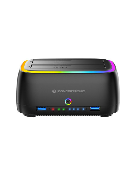 Conceptronic Donn36B Stacja Dokująca Do Dysków Twardych Usb 3.2 Gen 1 (3.1 Gen 1) Type-C Czarny