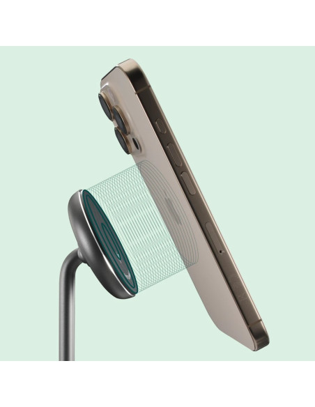 Hama 00201738 Ładowarka Do Urządzeń Przenośnych Słuchawki, Smartfon Czarny Usb Bezprzewodowe Ładowanie Szybkie Ładowanie Wewnętr