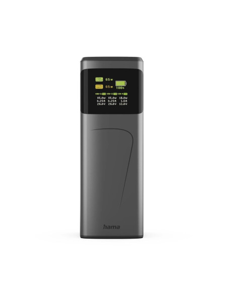 Hama High Power Litowo-Jonowa (Li-Ion) 20000 Mah Szary