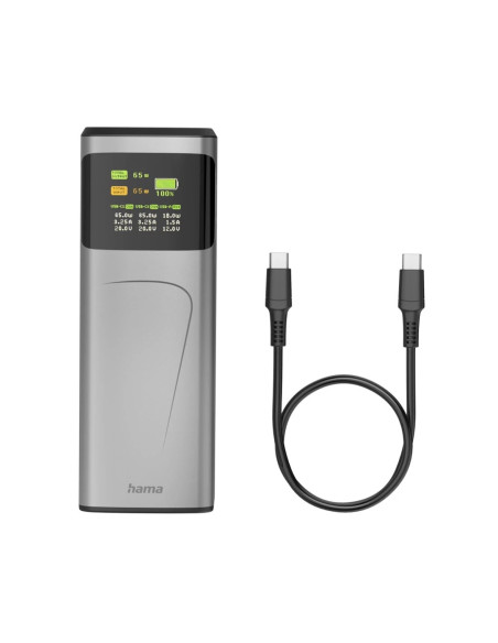 Hama High Power Litowo-Jonowa (Li-Ion) 20000 Mah Szary