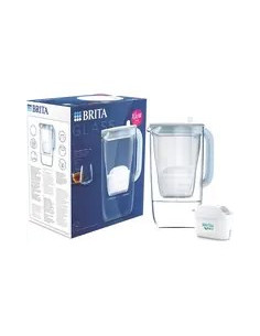 Dzbanek Filtrujący Brita Glass+2 Wkłady Maxtrapro Pp (Niebieski  2,5L) 2