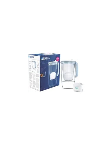 Dzbanek Filtrujący Brita Glass+2 Wkłady Maxtrapro Pp (Niebieski  2,5L)