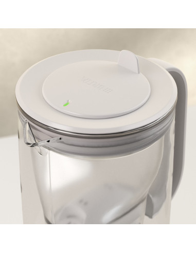 Dzbanek Filtrujący Brita Glass+2 Wkłady Maxtrapro Pp (Niebieski  2,5L)