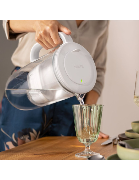 Dzbanek Filtrujący Brita Glass+2 Wkłady Maxtrapro Pp (Niebieski  2,5L)