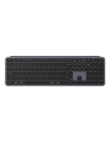 Keychron B6P-K1 Klawiatura Dom/Biuro Usb + Rf Wireless + Bluetooth Szary