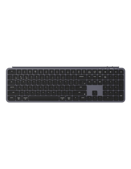 Keychron B6P-K1 Klawiatura Dom/Biuro Usb + Rf Wireless + Bluetooth Szary