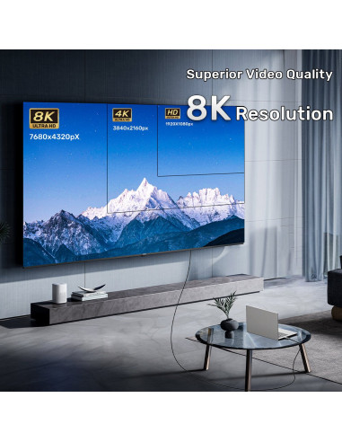 Unitek C11085Gy01-50M Kabel Hdmi Hdmi Typu A (Standard) Czarny
