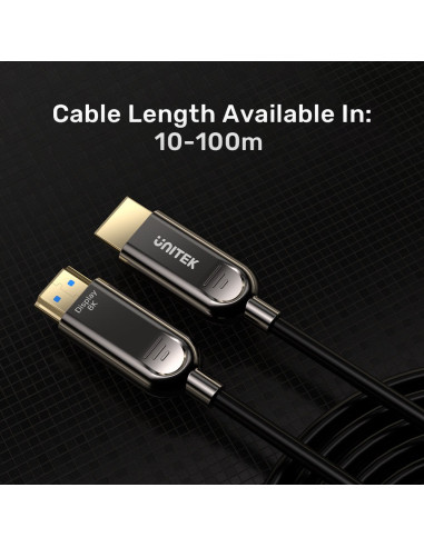 Unitek C11085Gy01-50M Kabel Hdmi Hdmi Typu A (Standard) Czarny