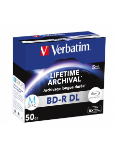 Verbatim Mdisc Bd-R Dl 50 Gb 5 Szt.