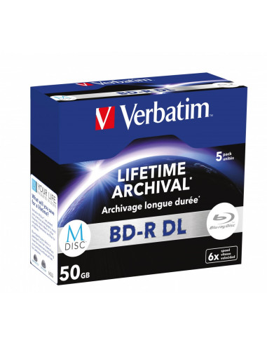 Verbatim Mdisc Bd-R Dl 50 Gb 5 Szt.