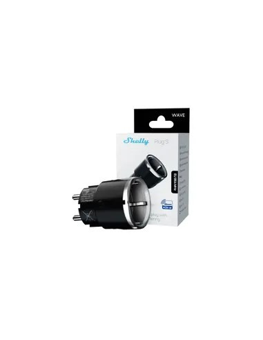Shelly Wave Plug S - Z-Wave 800 Inteligentne Gniazdo Czarny
