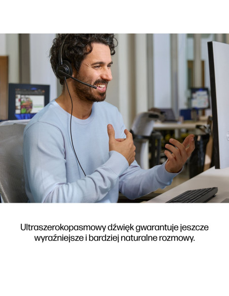 Hp Poly Mission 425 – Przewodowy Zestaw Słuchawkowy Usb Stereo (Opakowanie Zbiorcze)