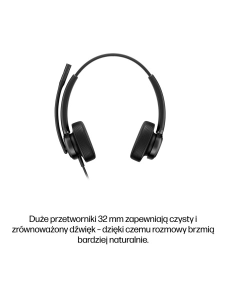 Hp Poly Mission 425 – Przewodowy Zestaw Słuchawkowy Usb Stereo (Opakowanie Zbiorcze)