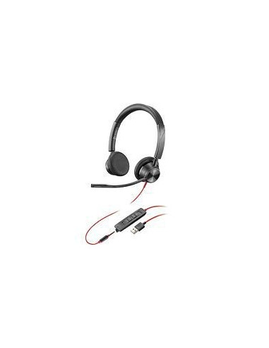 Słuchawki Poly Blackwire 3315 Usb-A Czarny