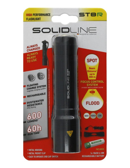 Latarka Led Lenser Lighter Solidline St8R Black