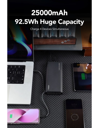 Veger Tc130 Bank Mocy Litowo-Jonowa (Li-Ion) 25000 Mah Czarny