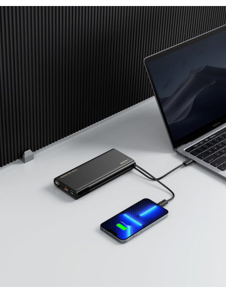 Veger Tc130 Bank Mocy Litowo-Jonowa (Li-Ion) 25000 Mah Czarny