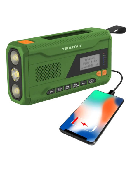 Telestar 5700011 Przenośny Zielony