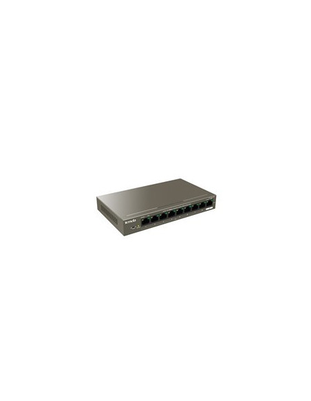 Tenda Tef1109P-8-102W Łącza Sieciowe Fast Ethernet (10/100) Obsługa Poe Metaliczny