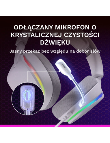 Glorious Gaming Glorious Ghs Eternal Rgb – Gamingowe Słuchawki Stereo Rgb Do Pc, Ps5, Ps4, Switcha – Niestandardowo Dostrojone P