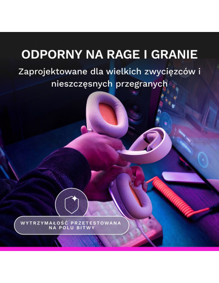Glorious Gaming Glorious Ghs Eternal Rgb – Gamingowe Słuchawki Stereo Rgb Do Pc, Ps5, Ps4, Switcha – Niestandardowo Dostrojone P