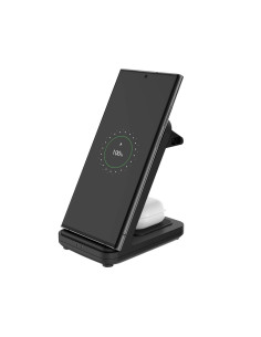 Fixed Fixpos-U-Bk Ładowarka Do Urządzeń Przenośnych Smartwatch, Smartfon, Słuchawki Czarny Usb Bezprzewodowe Ładowanie Szybkie Ł